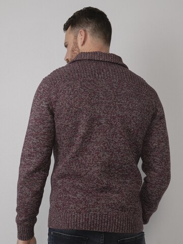 Petrol Industries Strickjacke in Rot
