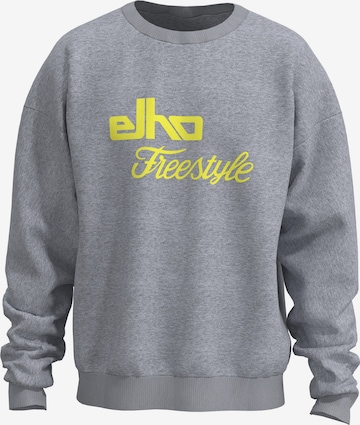 Sweat-shirt elho en gris : devant