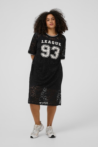 Robe 'KCbella' KAFFE CURVE en noir : devant