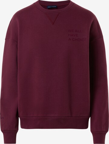 North Sails Sweatshirt in Red: front