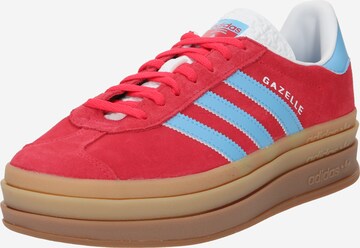 Sneaker low 'Gazelle Bold' de la ADIDAS ORIGINALS pe roșu: față