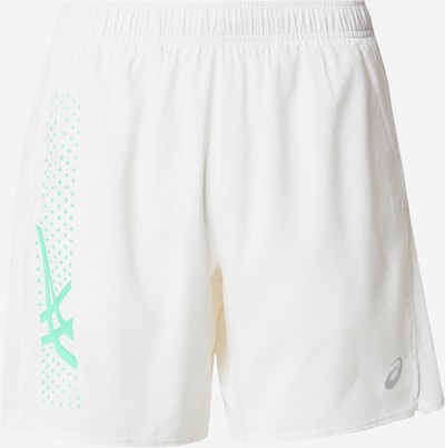 ASICS Sportske hlače u jabuka / bijela, Pregled proizvoda