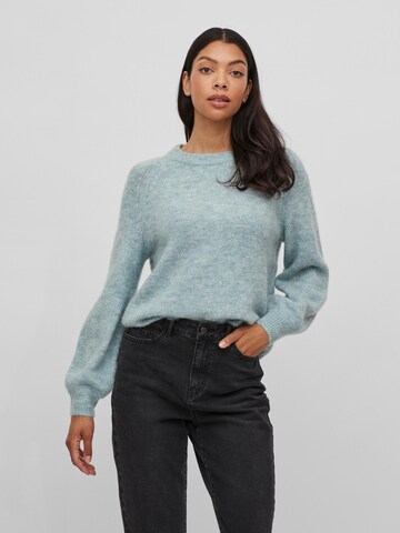 VILA Sweater 'JAMINA' in Blue: front