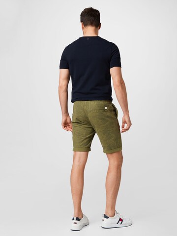 TOM TAILOR DENIM Regular Chino Pants in Green