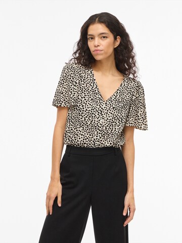 Chemisier 'VIGRACE' VILA en beige : devant