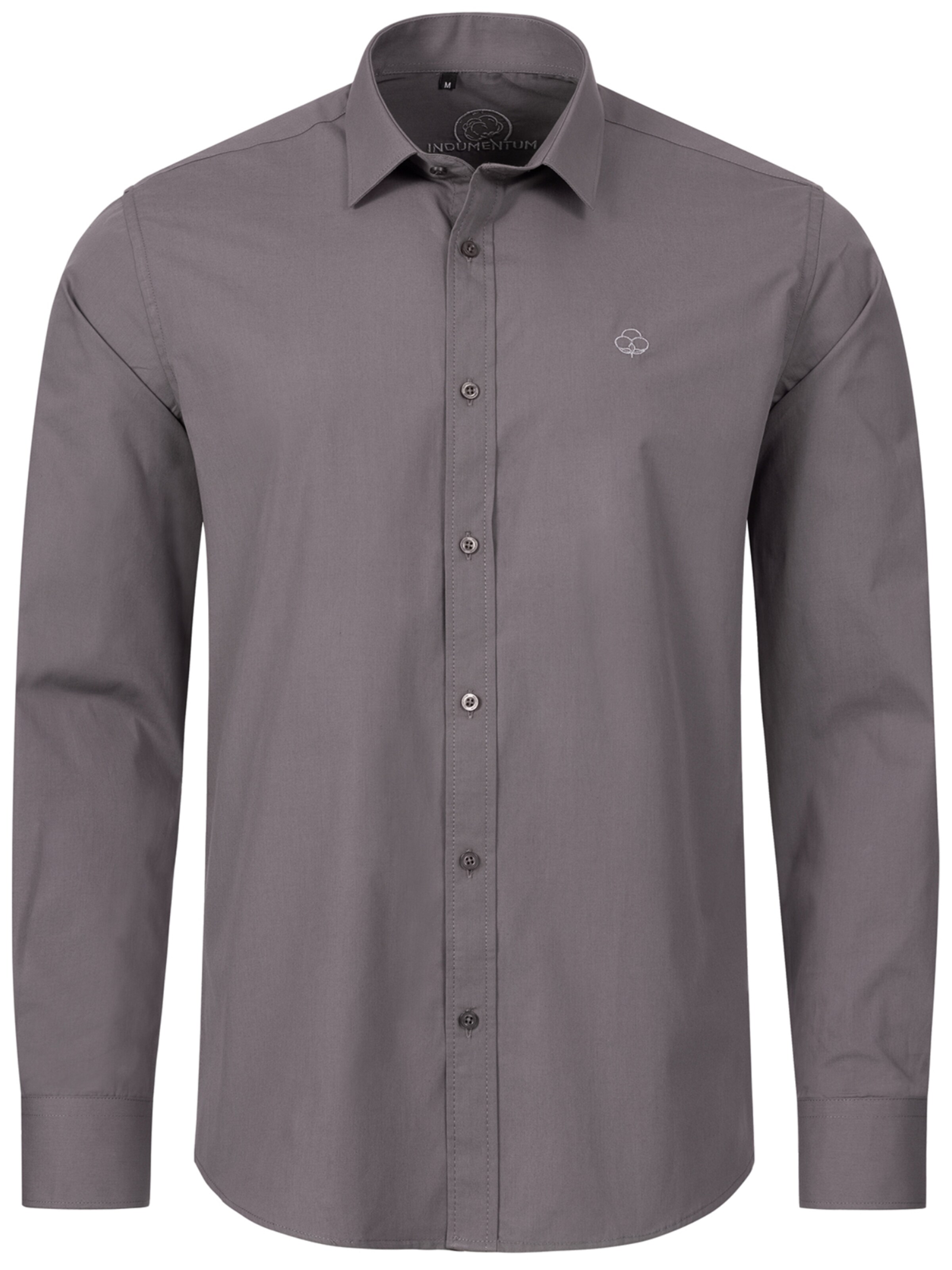 Indumentum Hemd in Grau: Vorderseite