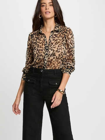 Morgan - Blusa 'CLION' en marrón: frente