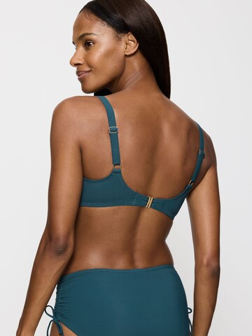 TRIUMPH Balconette Bügel-Bikini-Top ' Summer Twist ' in Blau