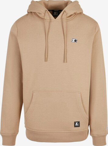 Sweat-shirt 'Essential' Starter Black Label en beige : devant