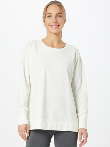 ESPRIT Athletic Sweatshirt in White: front