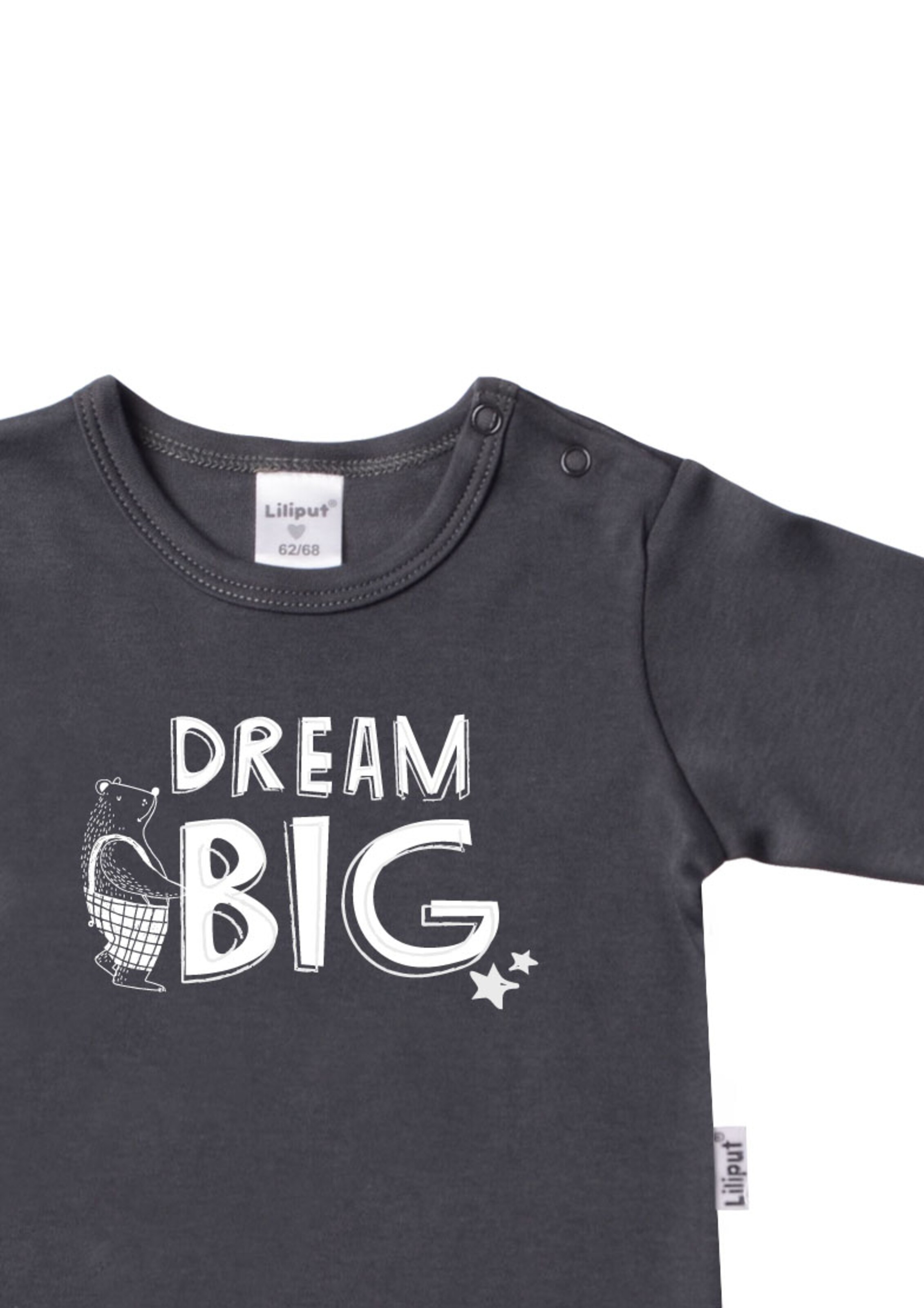 Kinder Kids (Gr. 92-140) LILIPUT Langarmshirt in Anthrazit - AD04084 Kinder Kids (Gr. 92-140) LILIPUT Langarmshirt in Anthrazit - AD04084