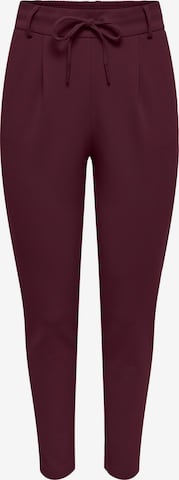 ONLY Slim fit Pants 'Carolina' in Red: front