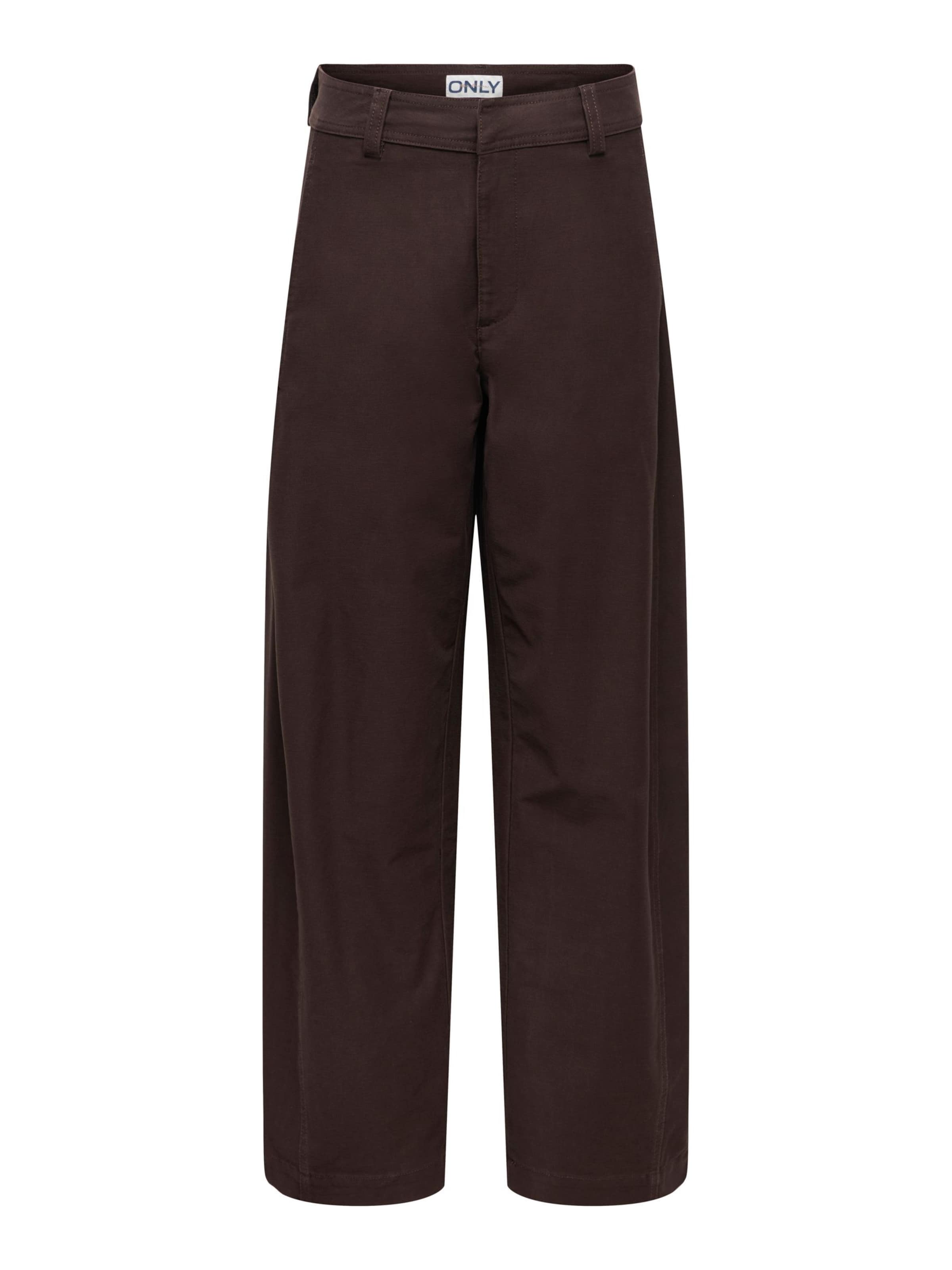 Pantalon 'ONLClair' ONLY en marron : devant