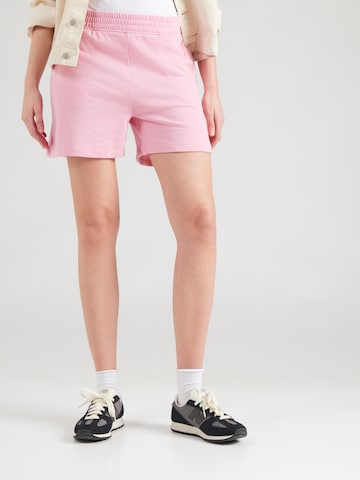 JDY Regular Trousers 'JDYAMALFI' in Pink: front