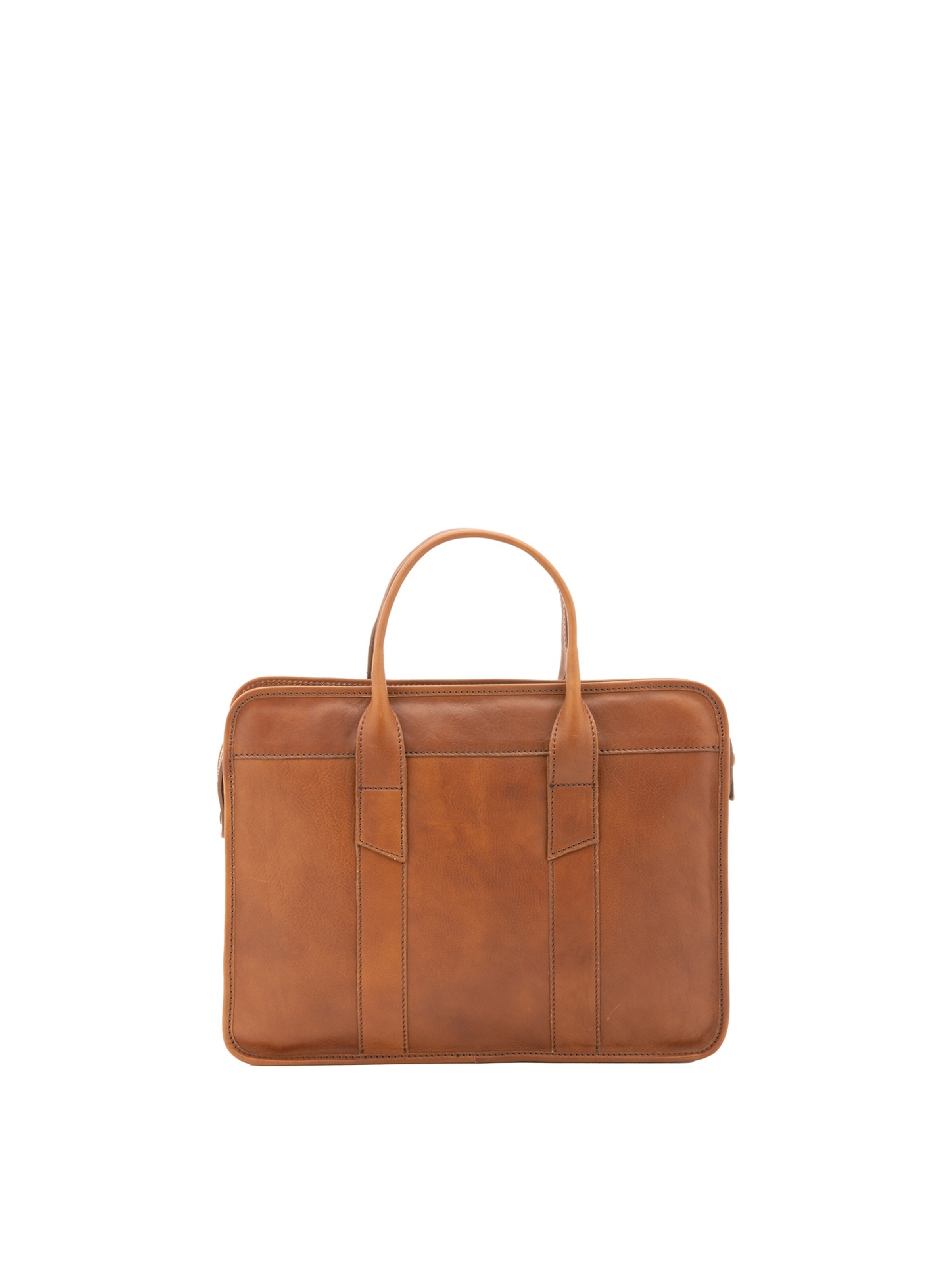 Borsa a mano 'Borsa a Mano Vera Pelle Alessia Firenze - Made in Italy' di Alessia Firenze in giallo: frontale