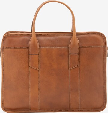 Borsa a mano 'Borsa a Mano Vera Pelle Alessia Firenze - Made in Italy' di Alessia Firenze in giallo: frontale