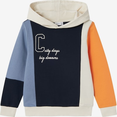 NAME IT Sweatshirt in Blue / Orange / Black, Item view