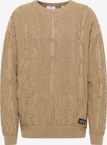 Pull-over 'Dima' Carlo Colucci en beige : devant