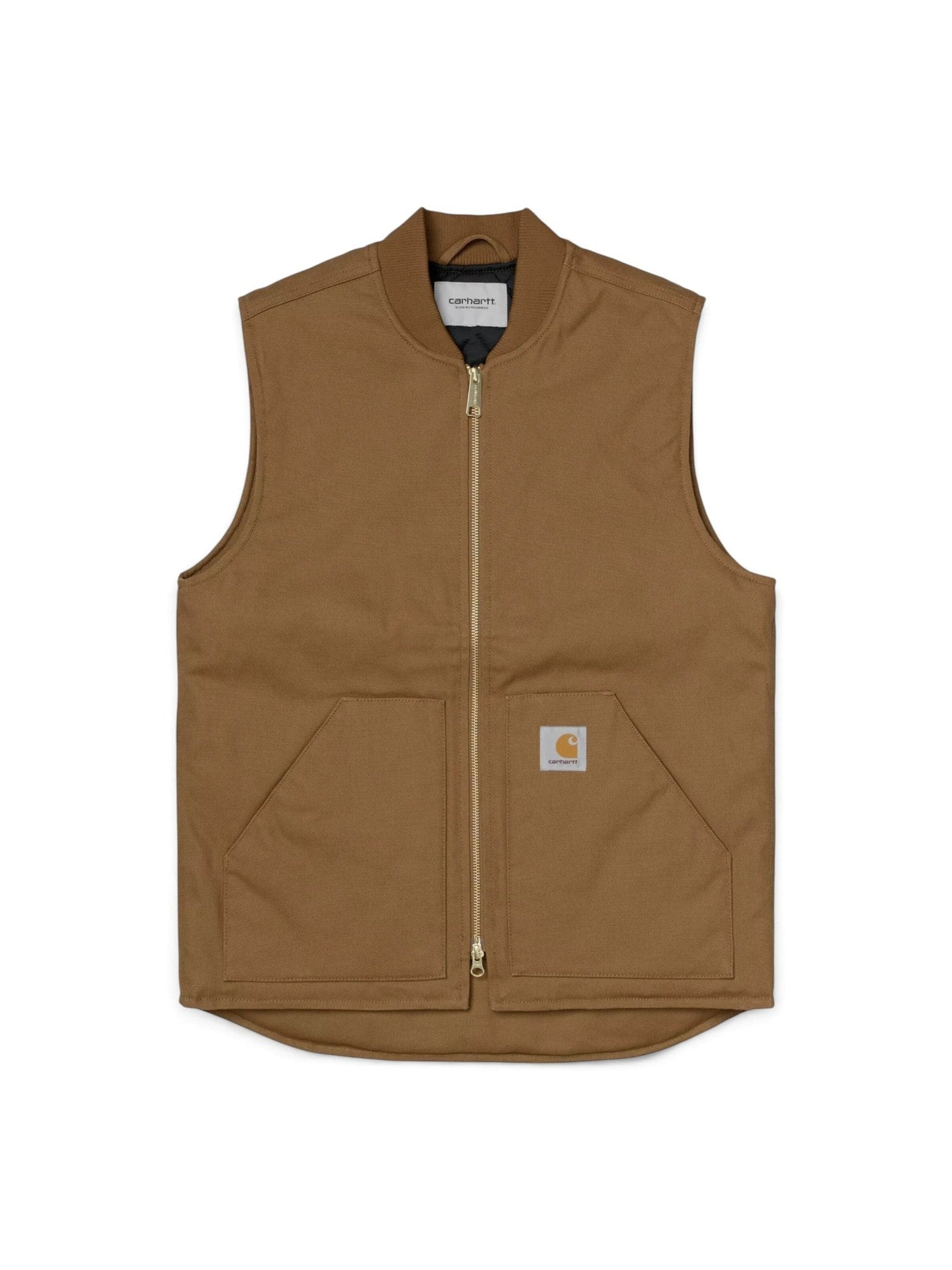 Gilet 'CLASSIC VEST HAMILTON BROWN RIGID' di Carhartt WIP in marrone: frontale