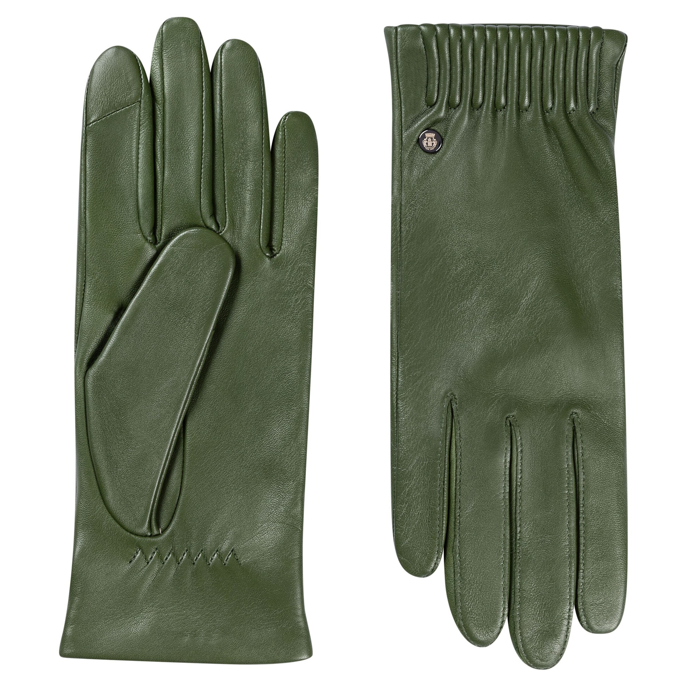 Mezzoguanti 'ARIZONA TOUCH' di Roeckl in verde: frontale