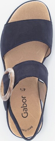 GABOR Strap Sandals in Blue