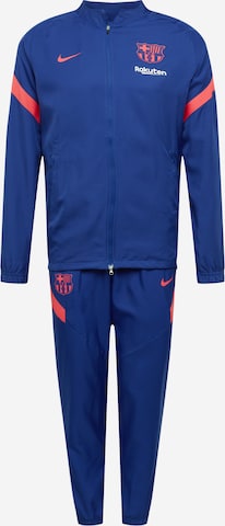 Completo per l'allenamento 'FC Barcelona Strike' di NIKE in blu: frontale
