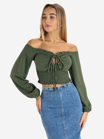 Elara Bluse in Grün