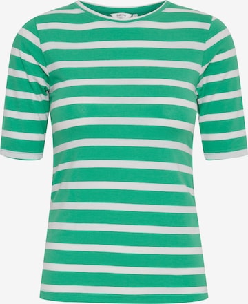 b.young T-Shirt Bypamila Stripe Tshirt - in Grün: predná strana