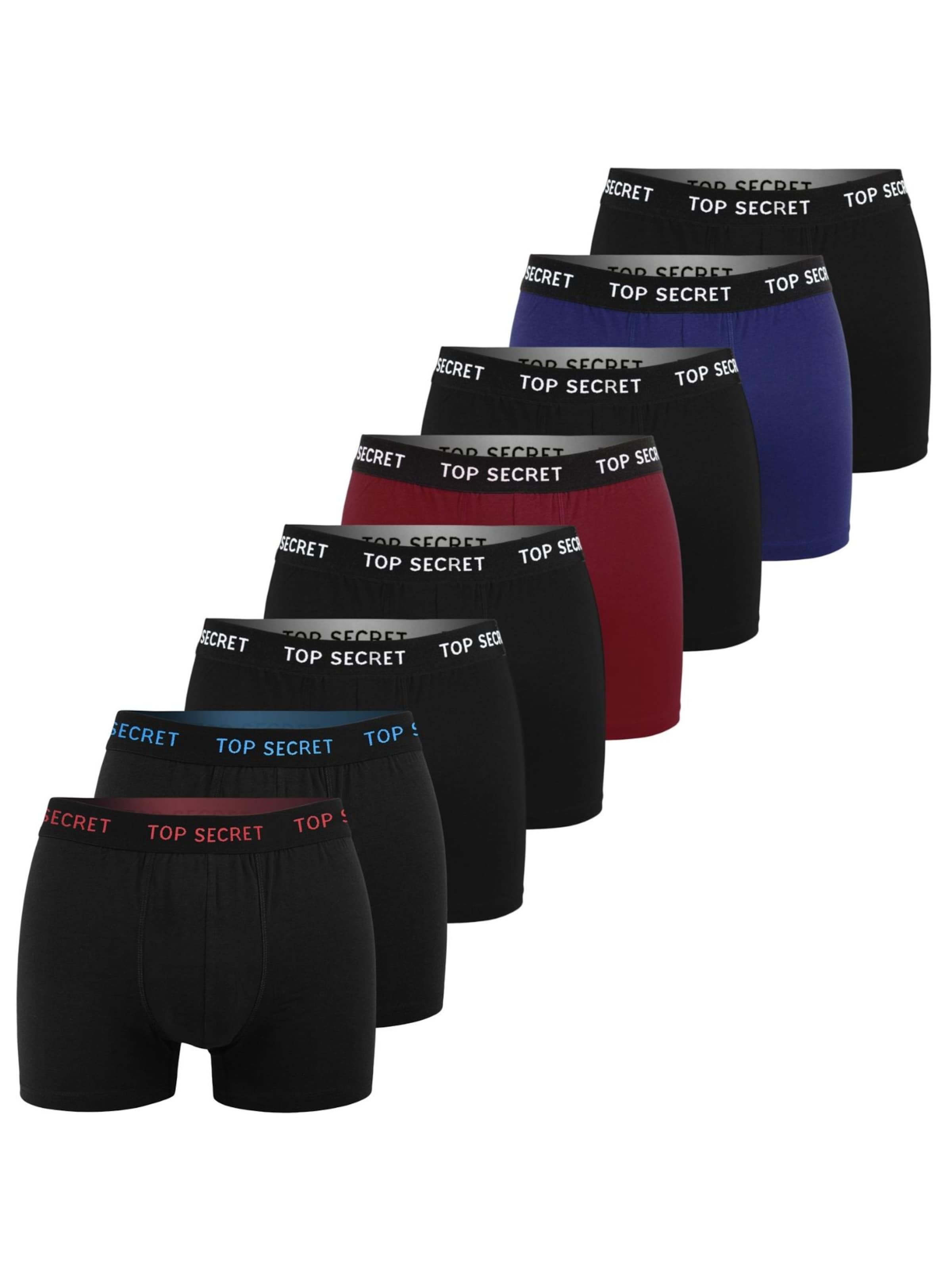 Top Secret Boxershorts in Mischfarben: Vorderseite