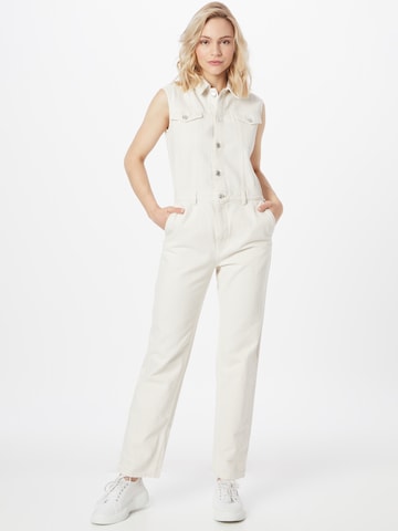 WOOD WOOD Jumpsuit 'Julia' in Wit: voorkant