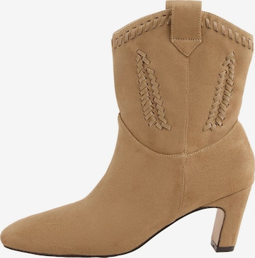 love & roses Cowboy boot in Brown: front