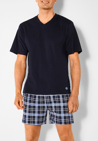 s.Oliver Short Pajamas in Blue: front