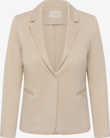 Blazer 'Jenna' KAFFE CURVE en gris : devant
