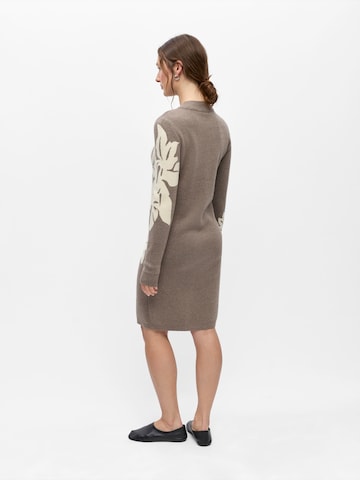 OBJECT Knit dress 'OBJRAY' in Brown