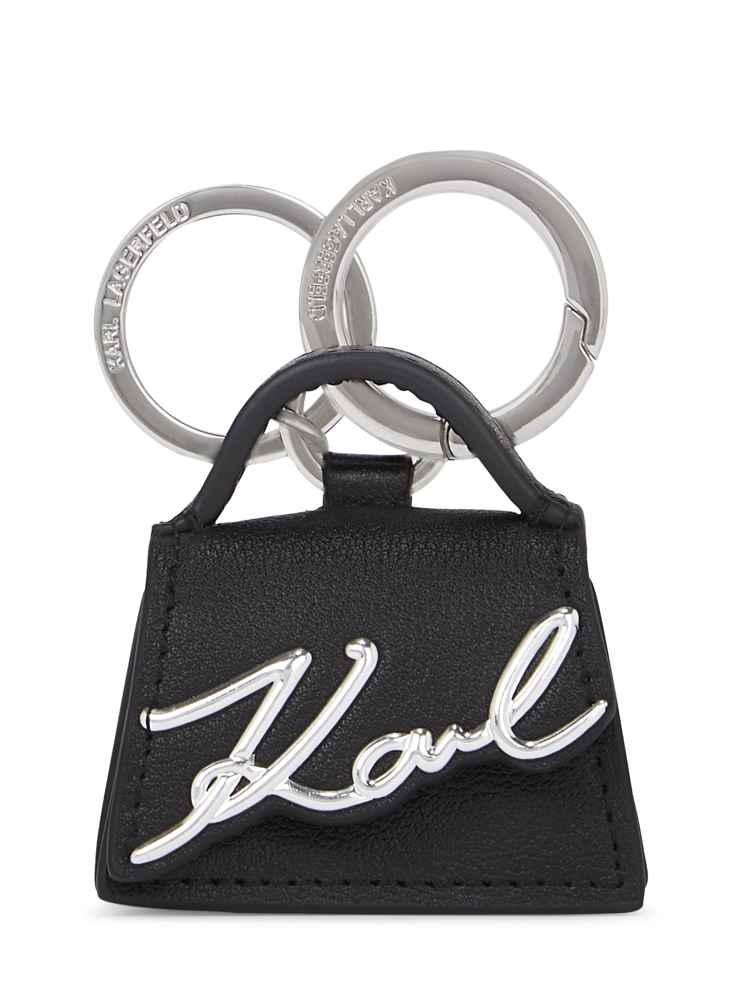 Karl Lagerfeld Key ring in Black: front