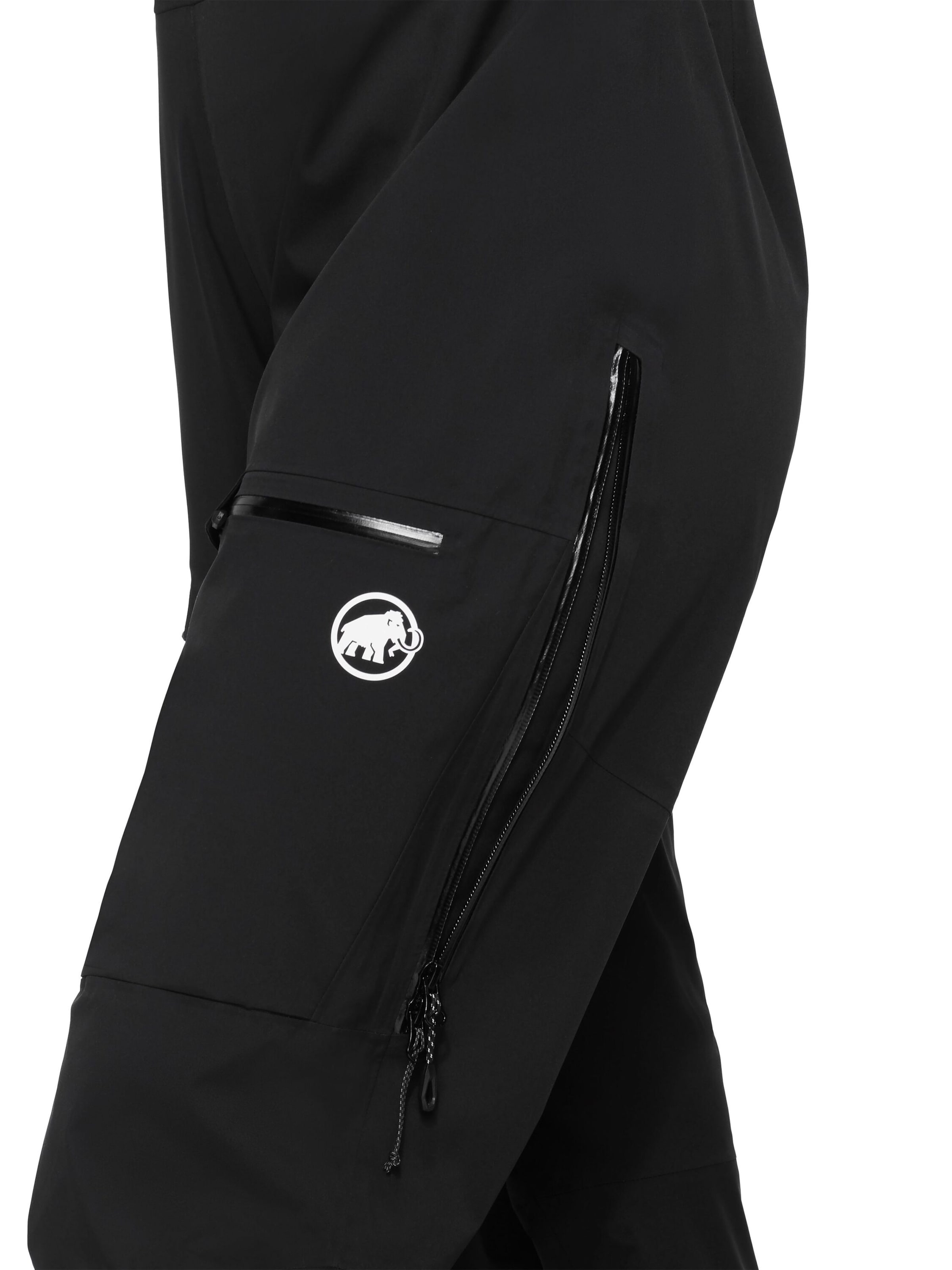 MAMMUT Regular Outdoor Pants 'HS Bib' in Black