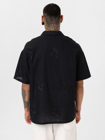 Dandalo Comfort fit Button Up Shirt 'Dave' in Black