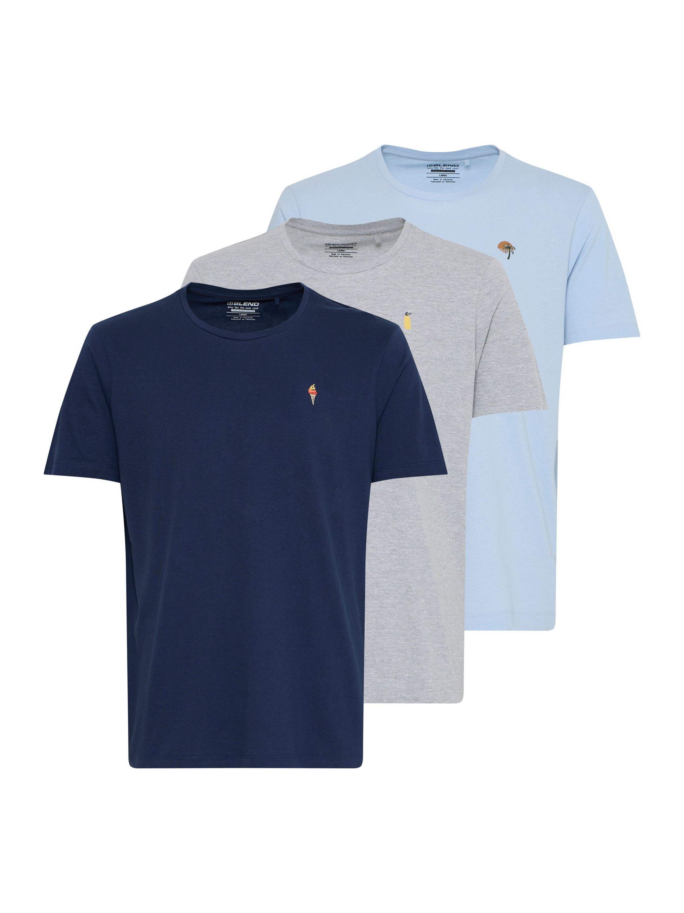 Maglietta di BLEND in blu: frontale