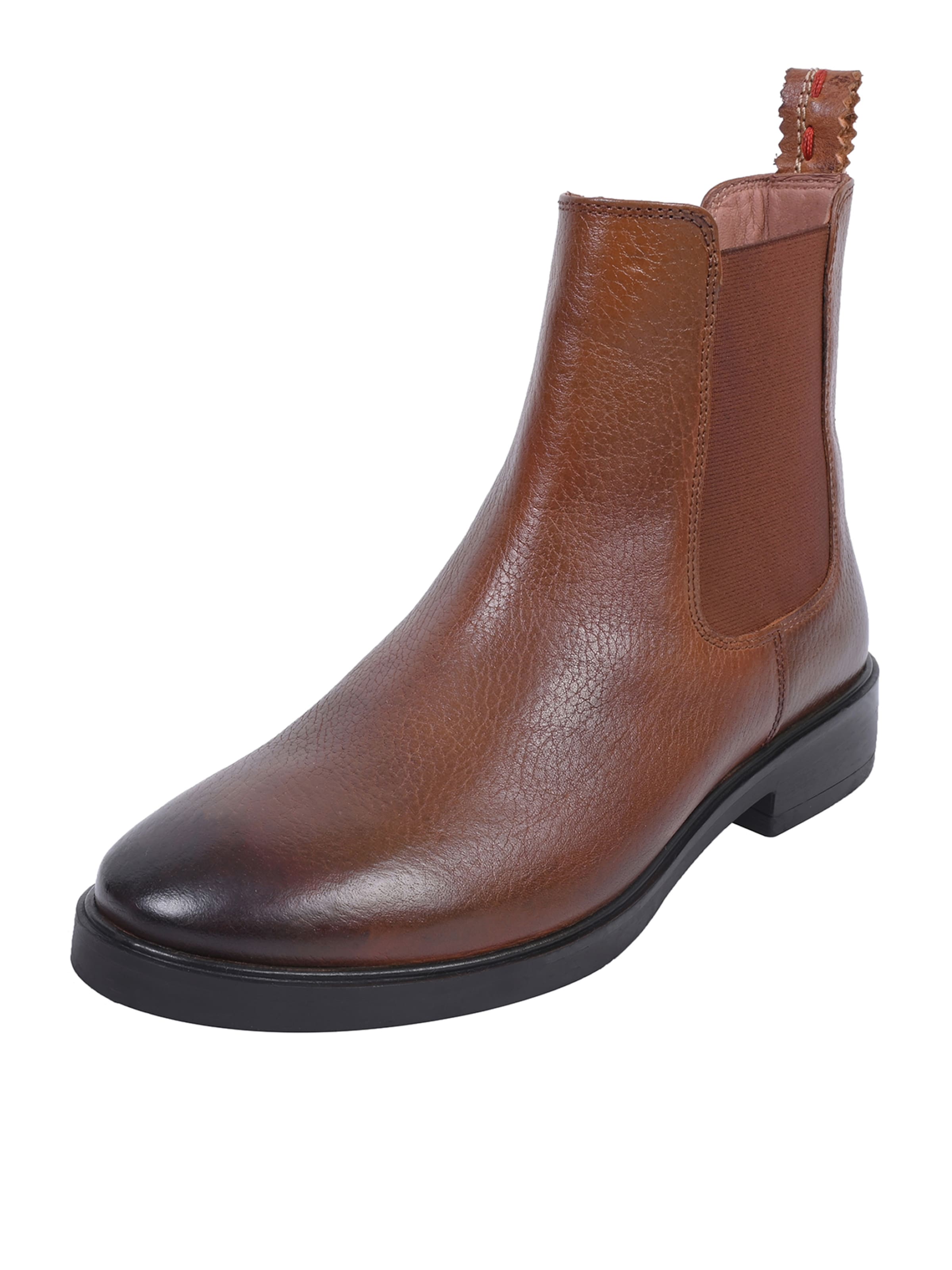 Crickit Chelsea boots ' ALEXIA ' in Bruin: voorkant