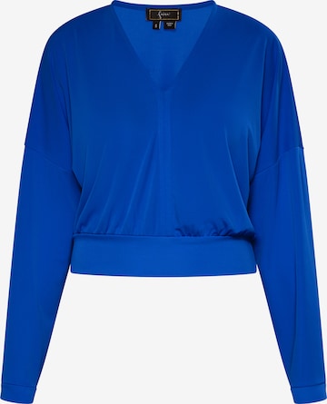 faina Shirt in Blauw: voorkant