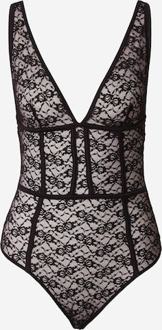 ABOUT YOU Bodi 'Leslie' | črna barva: sprednja stran