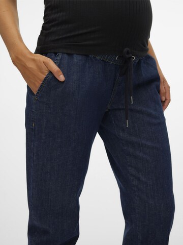 MAMALICIOUS Loosefit Jeans in Blauw