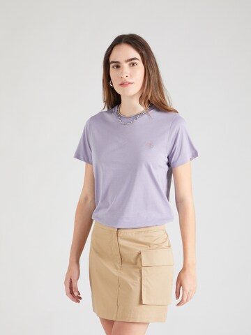 Iriedaily Shirt 'Peacy Ride' in Purple: front