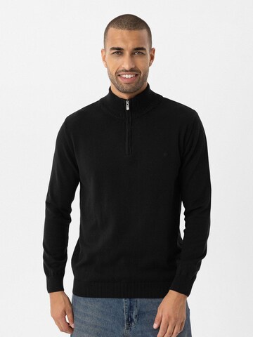 Anou Anou Jumper 'Enrifo' in Schwarz: Vorderseite