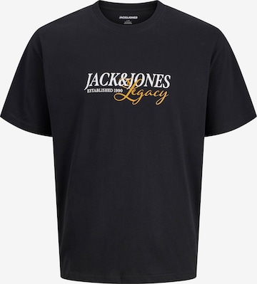 Maglietta 'JJJADE' di Jack & Jones Plus in nero: frontale