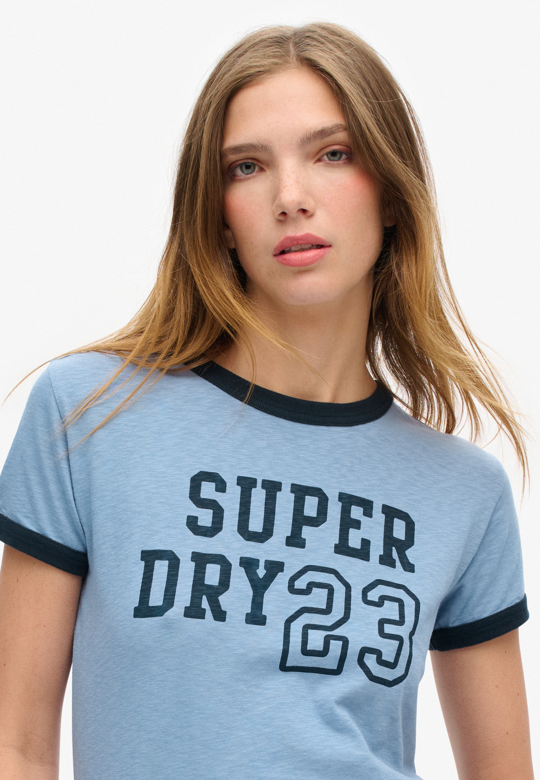 Superdry & Co Shirt in Blue: front