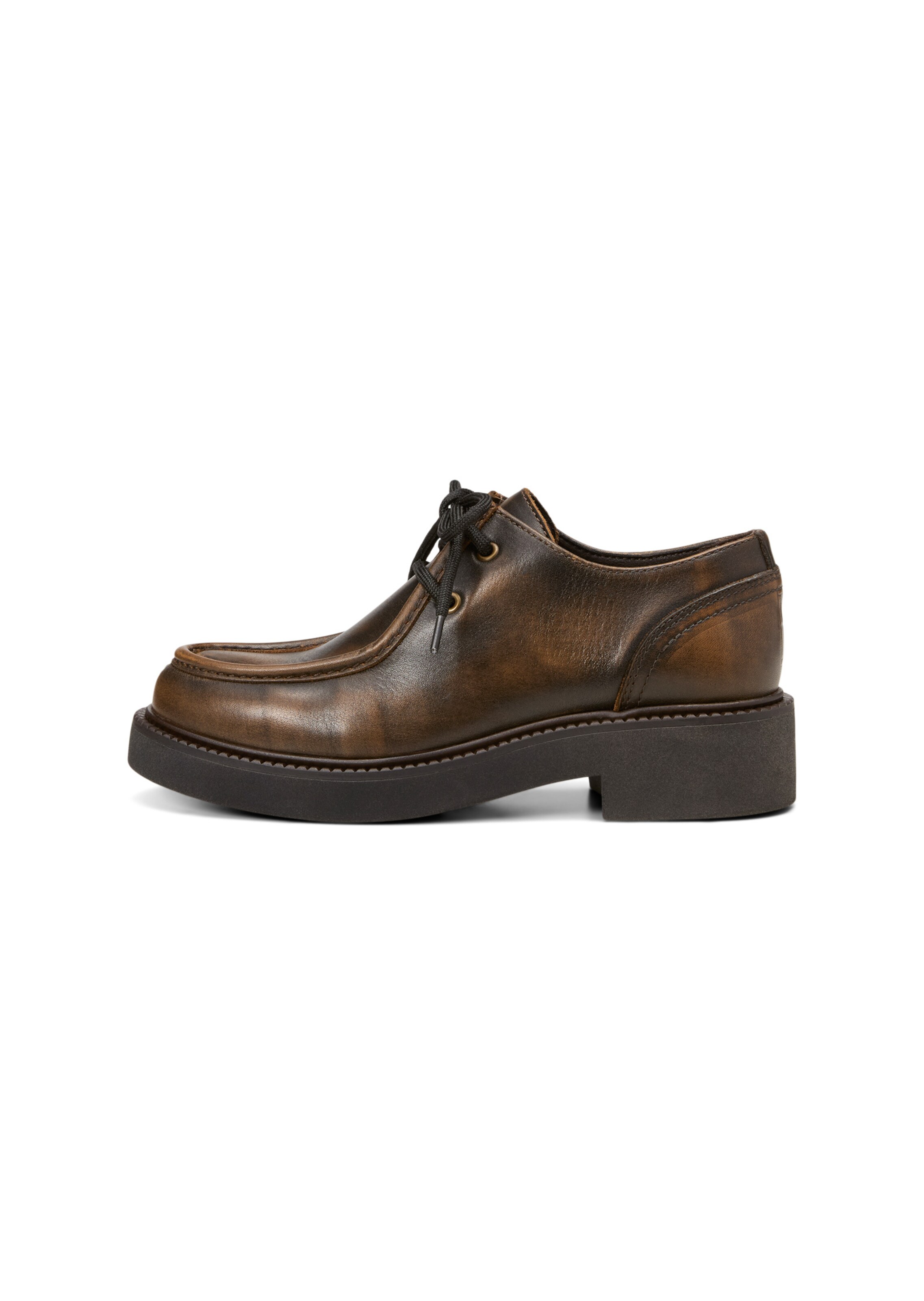 Marc O'Polo Veterschoen in Bruin: voorkant