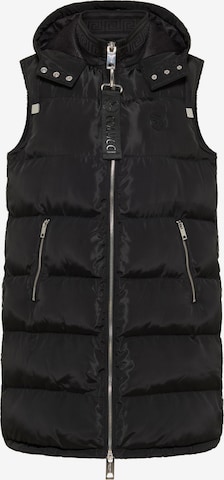 Carlo Colucci Vest 'D'Auria' in Black: front