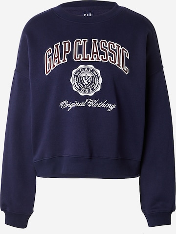 Sweat-shirt GAP en bleu : devant