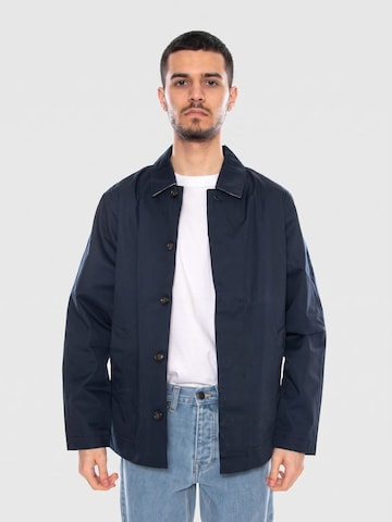 Barbour Between-season jacket 'Short Roking Waterproof Jacket Navy' in Blue: front